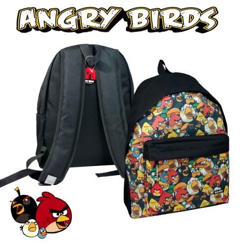 7649000 ANGRY BIRDS plecak sportowy, do szkoły, na basen